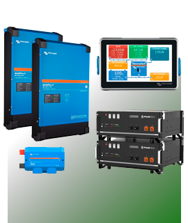 sistema premium 2 baterías de litio
